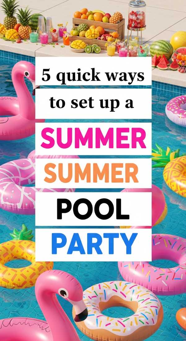 5 Quick Ways To Set Up A Summer Pool Party 69f5dca5b10a9