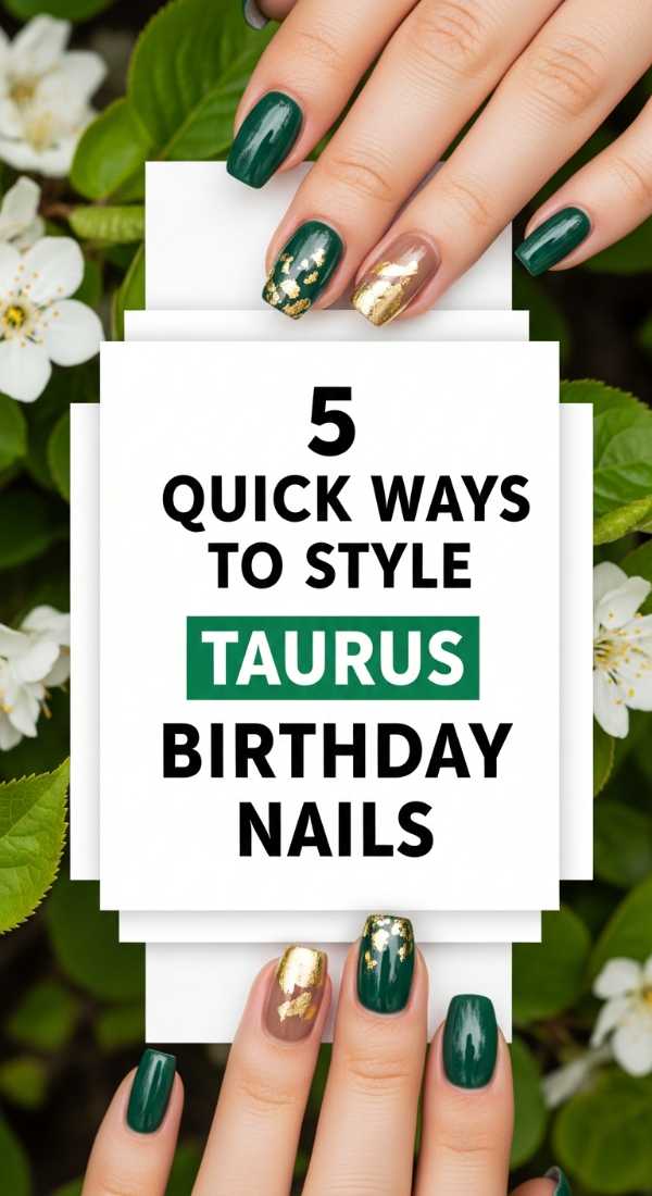 From Pastels to Plums: Your Ultimate 2026 Seasonal Nail Guide 5 Quick Ways To Style Taurus Birthday Nails 6a0595ce7592e