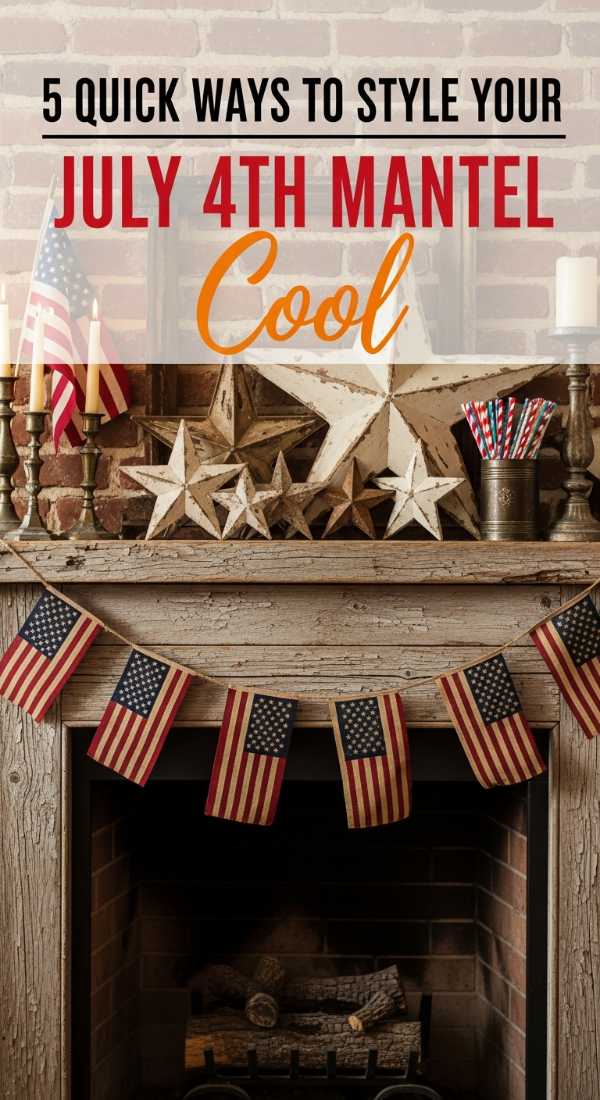 5 Quick Ways To Style Your 4th Of July Mantel 6a0d98aa5cb0b