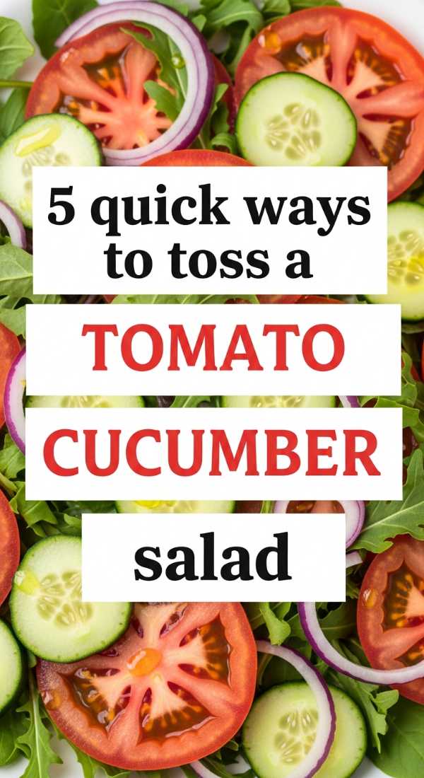 5 Quick Ways To Toss A Tomato Cucumber Salad 6a0422609a610