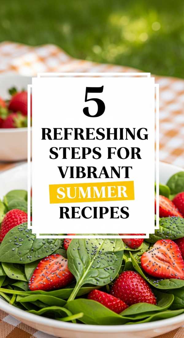 5 Refreshing Steps For Vibrant Summer Recipes 6a109f26e778e