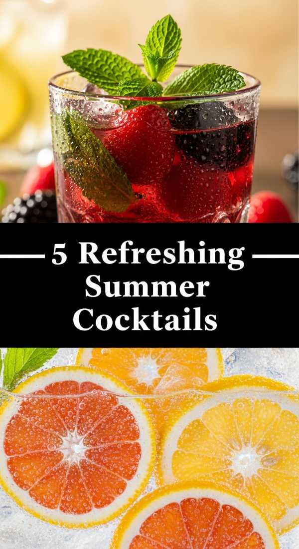 5 Refreshing Summer Cocktail Ideas For Parties 6a0311ac39c92