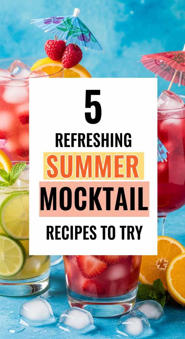 5 Refreshing Summer Mocktail Recipes To Try 6a06c1fe7a577