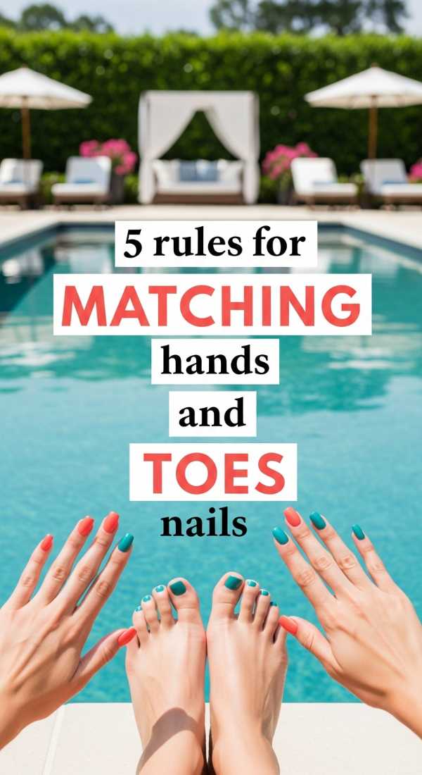 5 Rules For Matching Hands And Toes Nails 6a059b33733a7