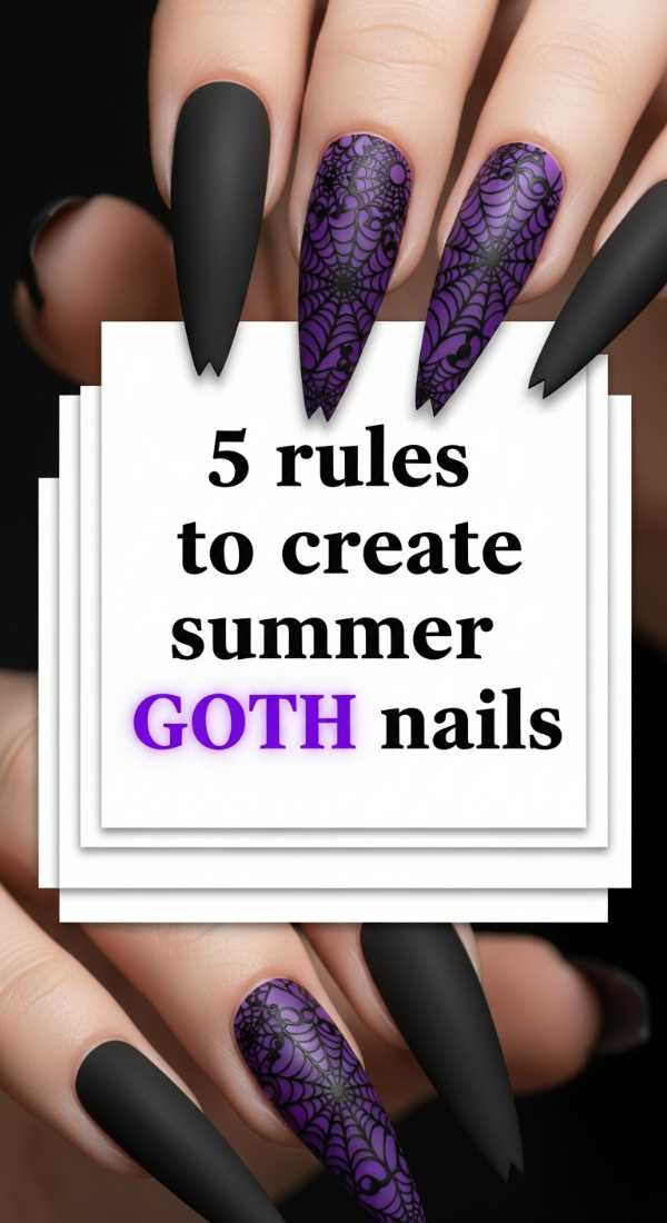 Mani Magic: Everything You Need to Know About 2026 Nails 5 Rules To Create Summer Goth Nails 6a059cbcb3d62