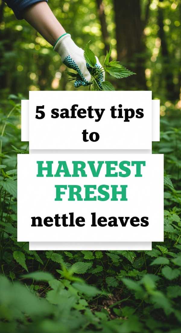 5 Safety Tips To Harvest Fresh Nettle Leaves 69f47b4f067f1