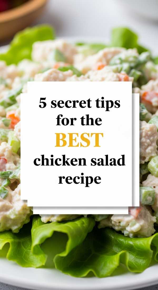 5 Secret Tips For The Best Chicken Salad Recipe 6a0703899fcd1