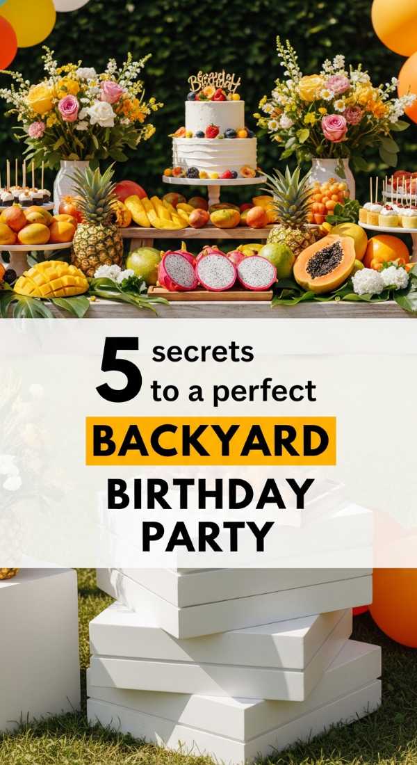 5 Secrets To A Perfect Backyard Birthday Party 69fb14186655f