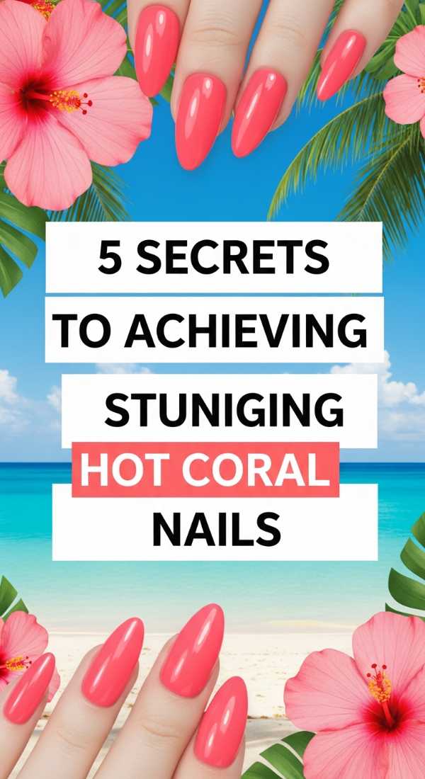 5 Secrets To Achieving Stunning Hot Coral Nails 69ff594f2d44e