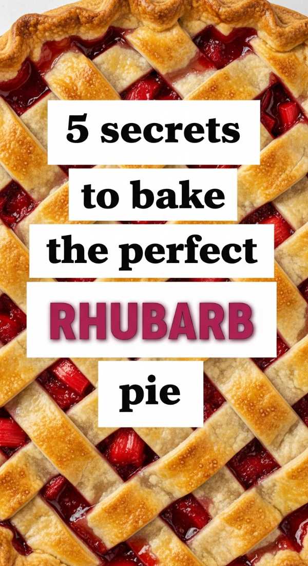 5 Secrets To Bake The Perfect Rhubarb Pie 6a06ee4e5936b