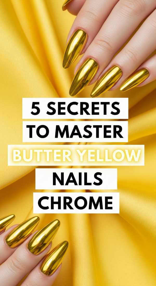 Future Polish: Your Guide to the Biggest 2026 Spring & Summer Nail Trends 5 Secrets To Master Butter Yellow Nails Chrome 69ff5a9e4351b