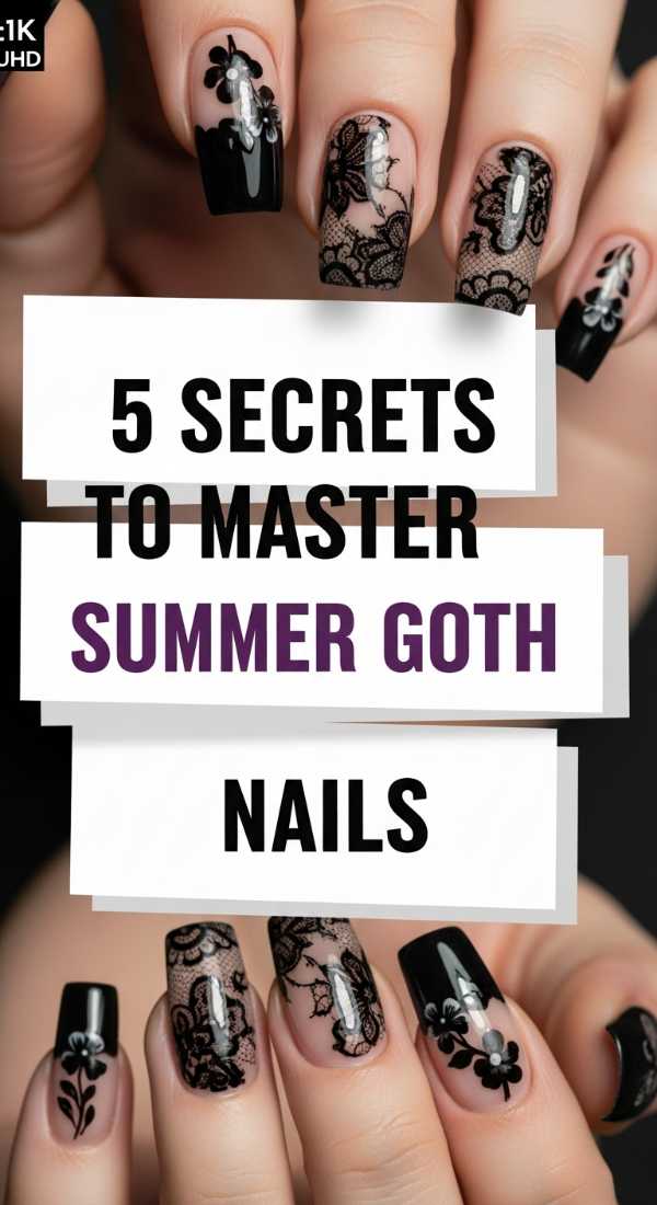 5 Secrets To Master Summer Goth Nails 6a0598a1e11c1
