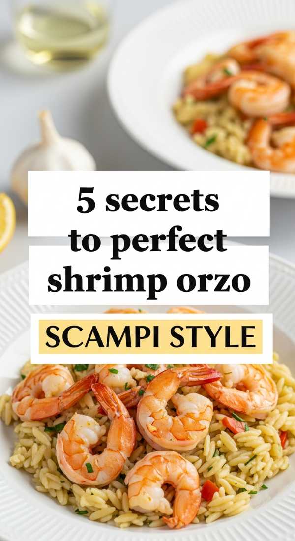 5 Secrets To Perfect Shrimp Orzo Scampi Style 69fc174af3919
