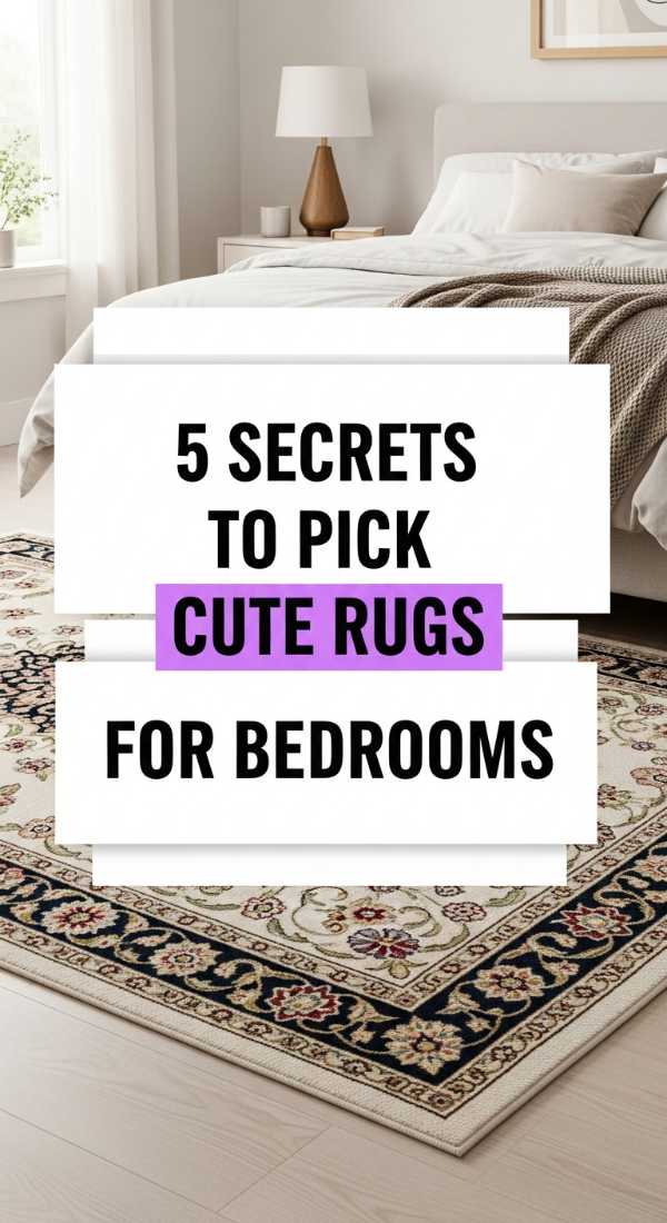 5 Secrets To Pick Cute Rugs For Bedrooms 69fdc28c1efd3