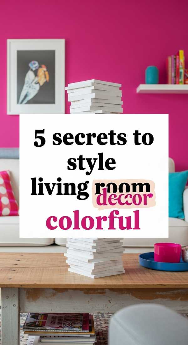 5 Secrets To Style Living Room Decor Colorful 6a0326f8db416
