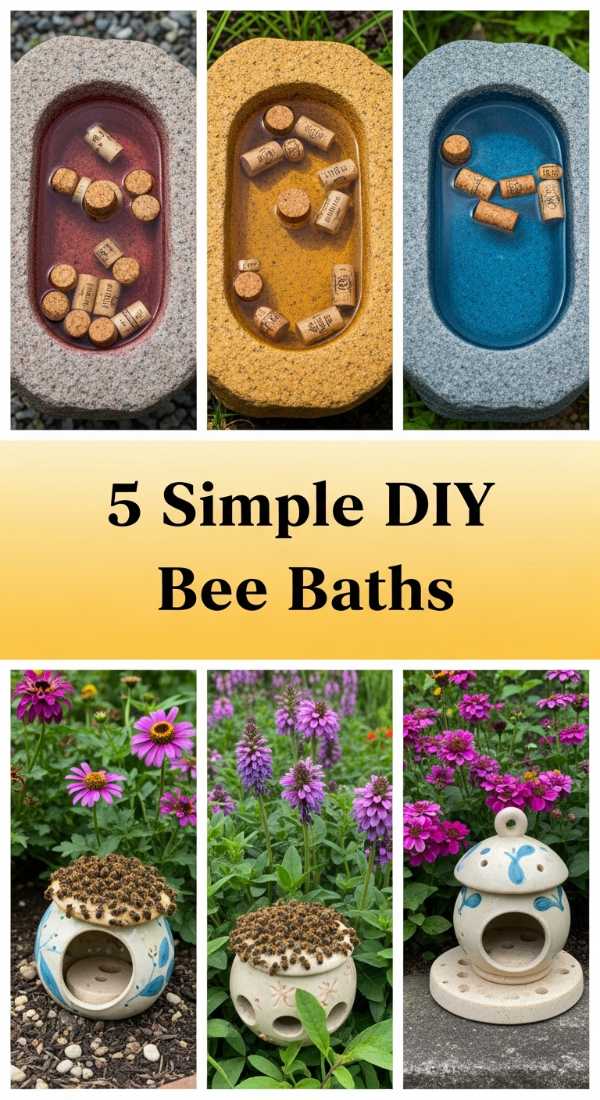 5 Simple Diy Bee Baths 6a04bc5812a70