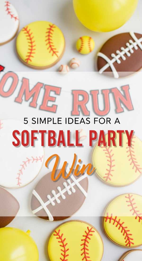 Under the Sun: Creative Themes and Tips for an Unforgettable Summer Birthday 5 Simple Ideas For A Softball Birthday Party 6a0db3f0ce33d