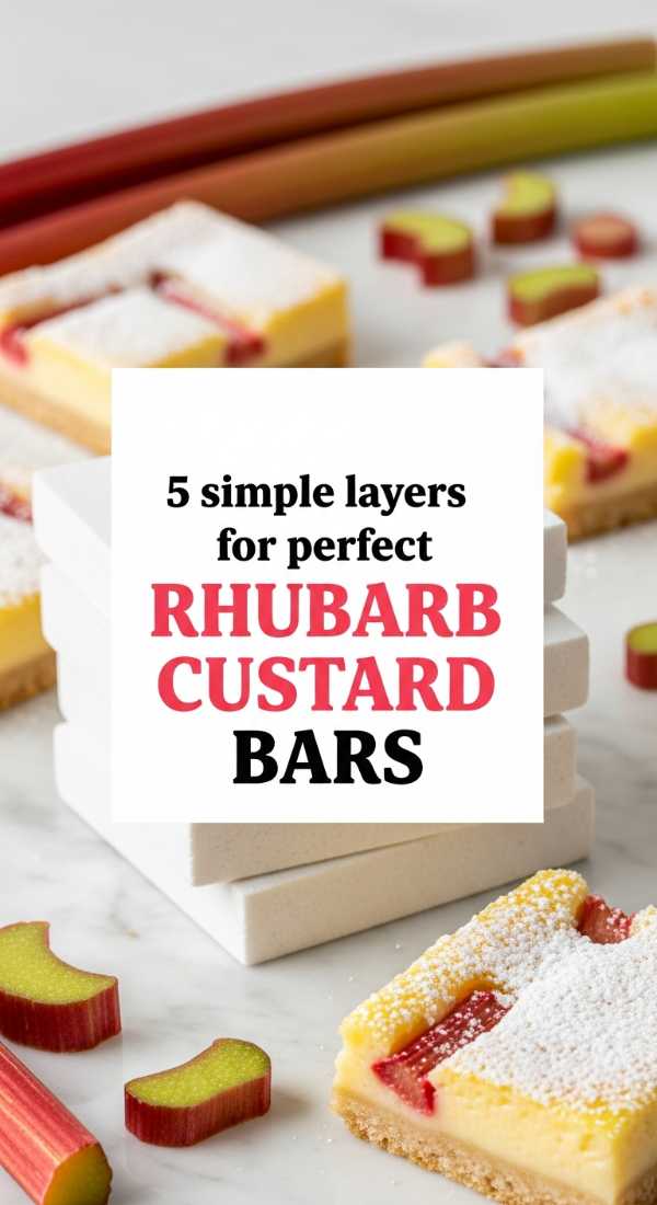 Tart, Sweet, and Totally Addictive: The Best Rhubarb Desserts Ever 5 Simple Layers For Perfect Rhubarb Custard Bars 69fd8a946c2c3