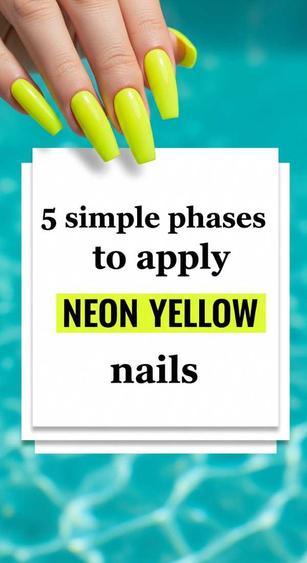 5 Simple Phases To Apply Neon Yellow Nails 6a058deebc29a