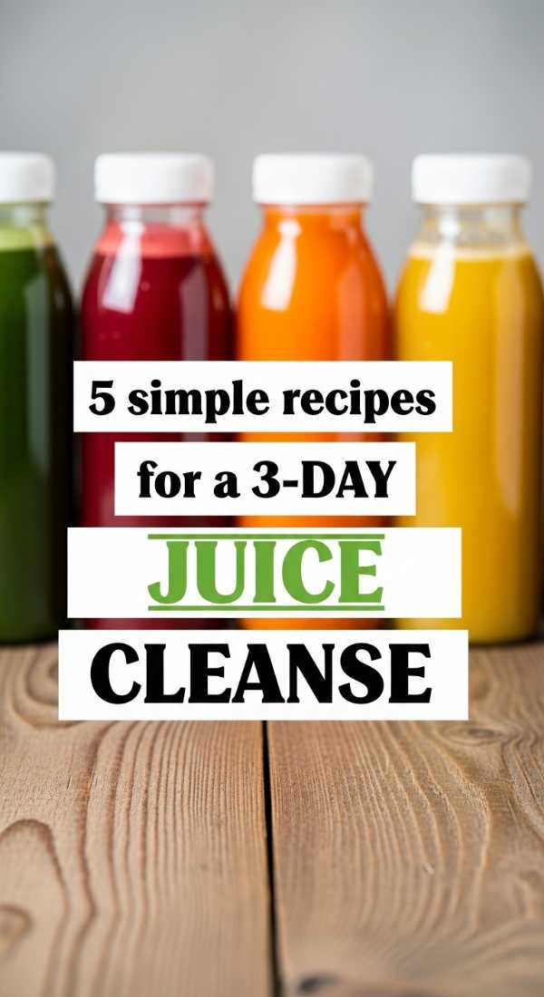 5 Simple Recipes For A 3 Day Juice Cleanse 69fc1901bb267
