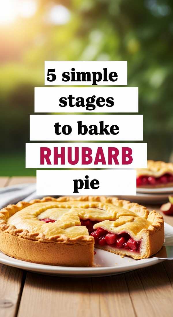 5 Simple Stages To Bake Rhubarb Pie 6a109f0b56349