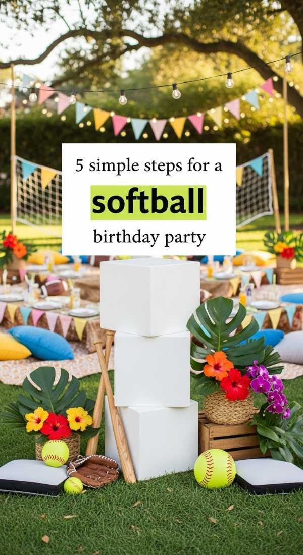 The Ultimate Guide to Hosting the Hottest Summer Bash 5 Simple Steps For A Softball Birthday Party 6a18a652eed54