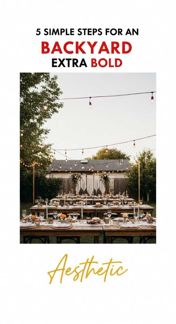5 Simple Steps For An Aesthetic Backyard Party 6a031317ea1b8