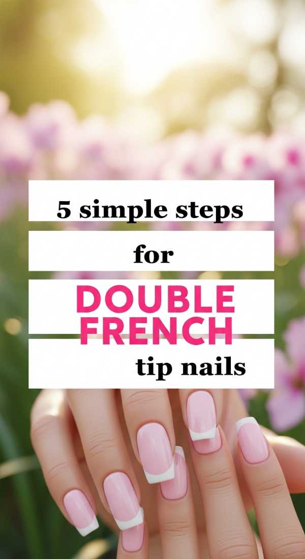 The Penny-Pincher’s Guide to Million-Dollar Manicures 5 Simple Steps For Double French Tip Nails 6a1a985871edc