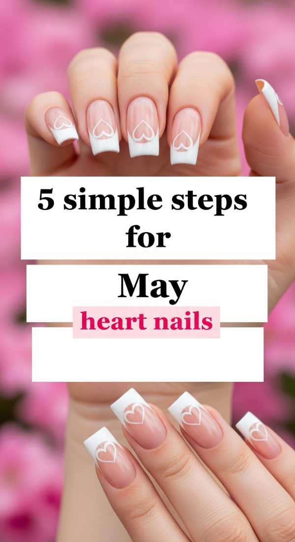 5 Simple Steps For May Heart Nails 69fb988669696
