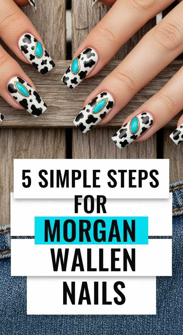 From Digital Lavender to 3D Textures: The 2026 Nail Art Bible 5 Simple Steps For Morgan Wallen Nails 6a05a124bf829
