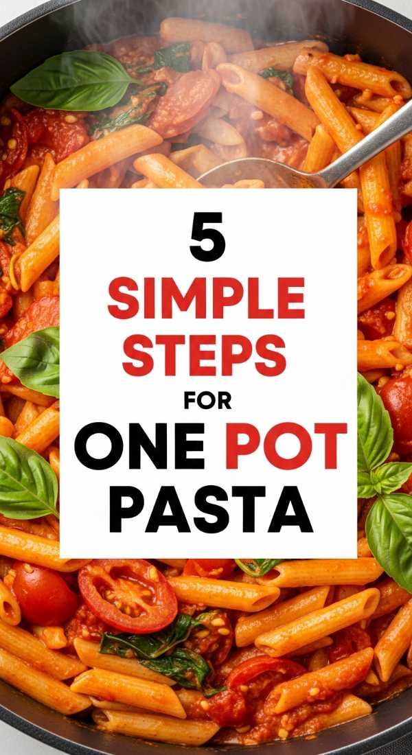 5 Simple Steps For One Pot Pasta 6a04238c18a99
