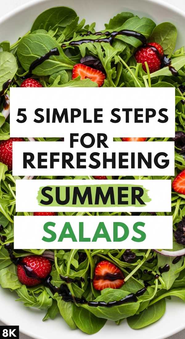Sun, Sand, and Snacks: Your Ultimate Seasonal Flavor Handbook 5 Simple Steps For Refreshing Summer Salads 6a070b54a8aaf