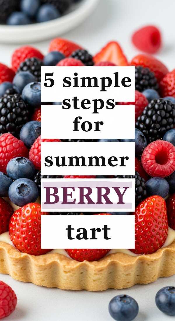 5 Simple Steps For Summer Berry Tart 6a10938b7f68e