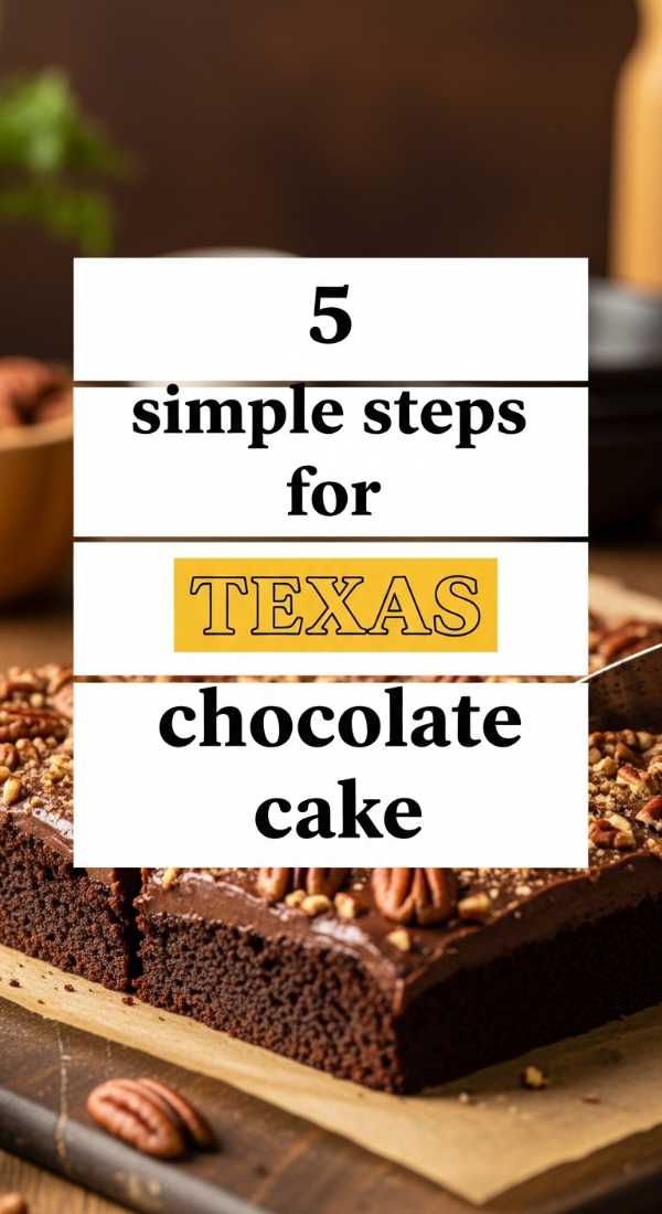 5 Simple Steps For Texas Chocolate Cake 6a07038225583