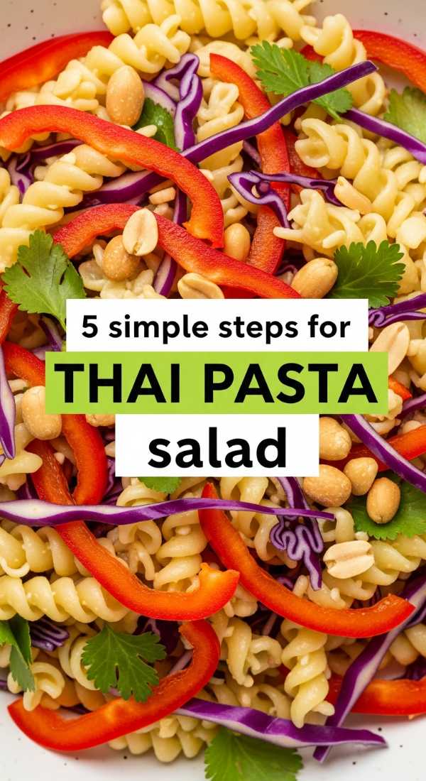 5 Simple Steps For Thai Pasta Salad 6a1098c4a4a3c