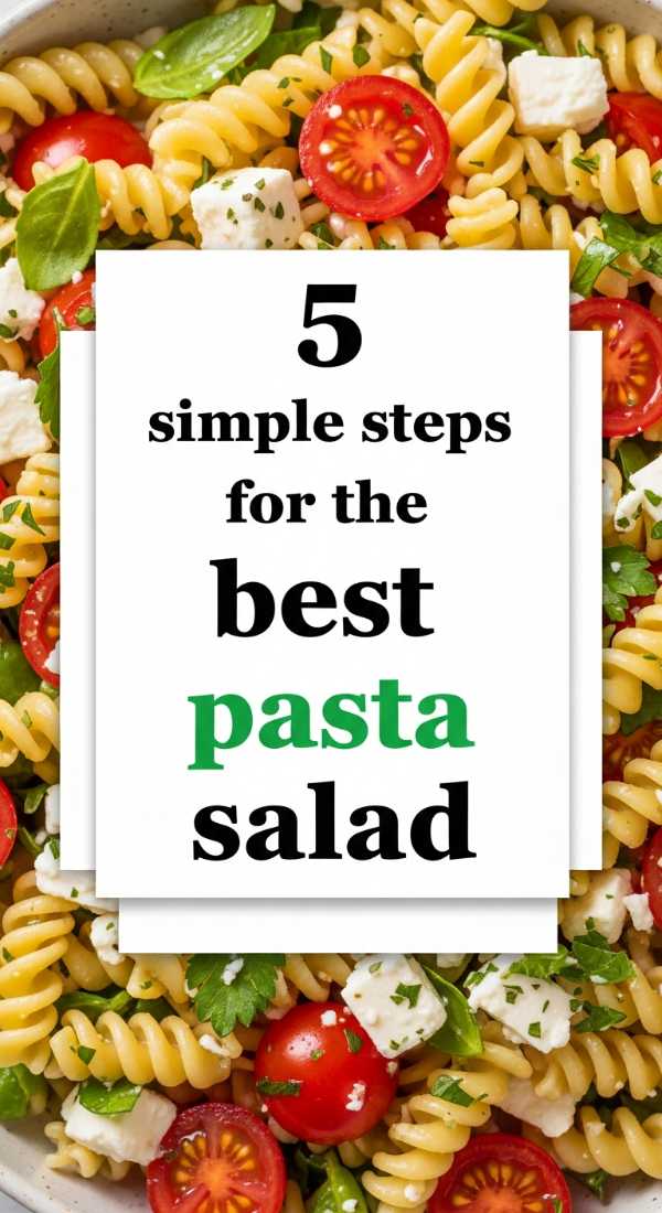 5 Simple Steps For The Best Pasta Salad 6a070b4aabf6b