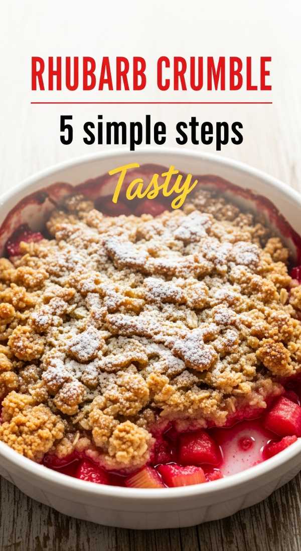 Beyond the Pie: The Ultimate Guide to Summer Rhubarb 5 Simple Steps For The Perfect Rhubarb Crumble 6a00269a2fffd