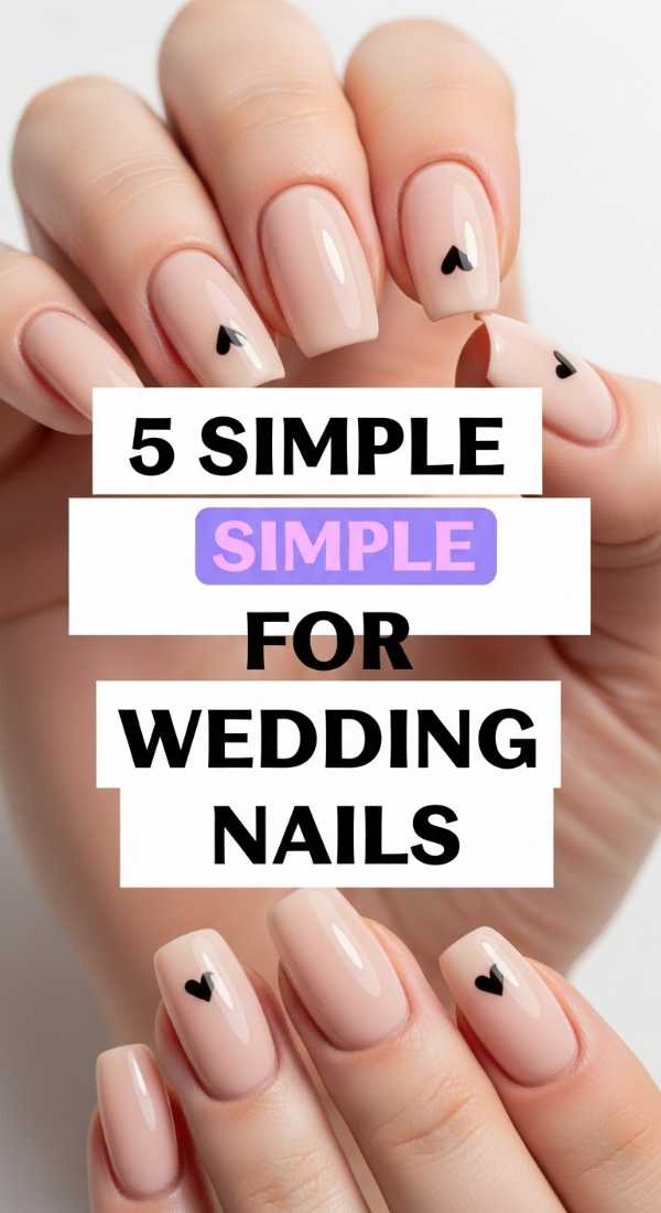5 Simple Steps For Wedding Nails 69f876eac7564