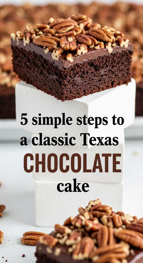 5 Simple Steps To Bake A Classic Texas Chocolate Sheet Cake 6a06e6cf6a832