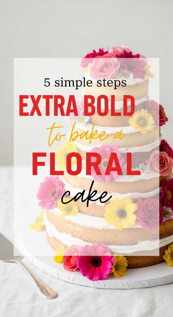 5 Simple Steps To Bake A Floral Cake 69fc2ae2a82e6