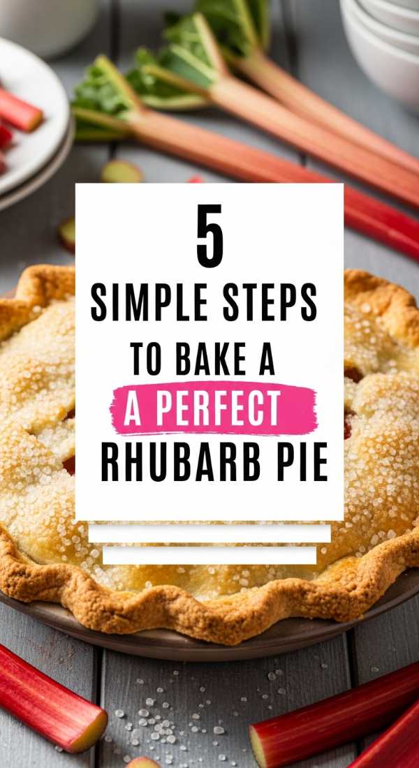 5 Simple Steps To Bake A Perfect Rhubarb Pie 6a06cfee554ae