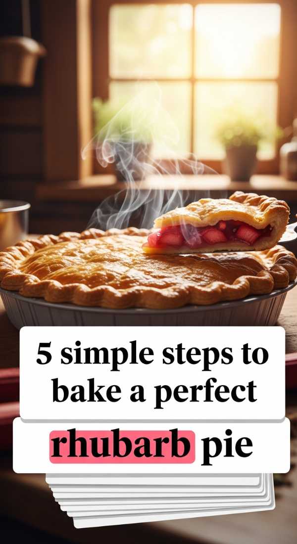 5 Simple Steps To Bake A Perfect Rhubarb Pie 6a07039e8c8a2
