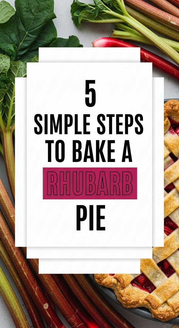 5 Simple Steps To Bake A Rhubarb Pie 6a06bc645c0d3
