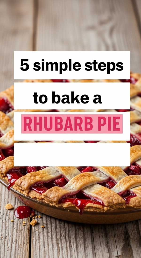 5 Simple Steps To Bake A Rhubarb Pie 6a06feae97159