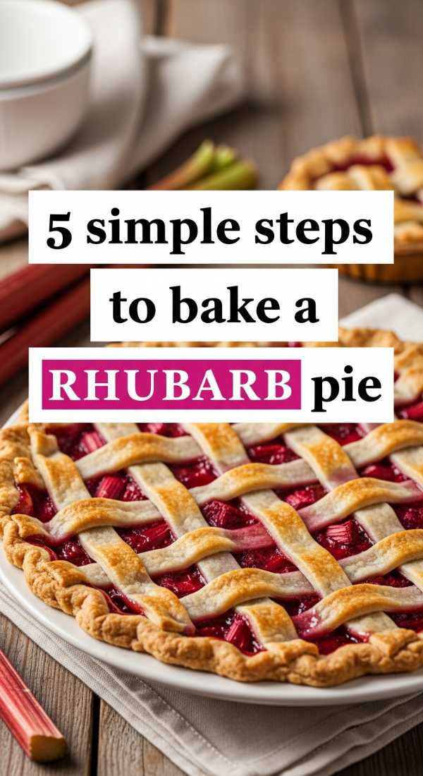 5 Simple Steps To Bake A Rhubarb Pie 6a0706f7be05d