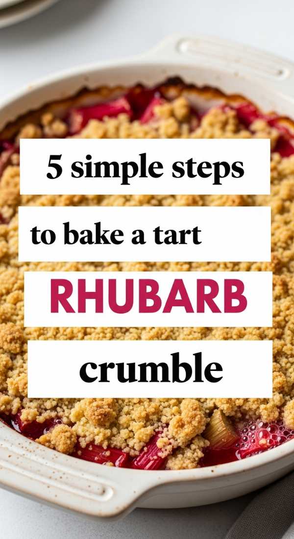 5 Simple Steps To Bake A Tart Rhubarb Crumble 6a06e6ccc3356