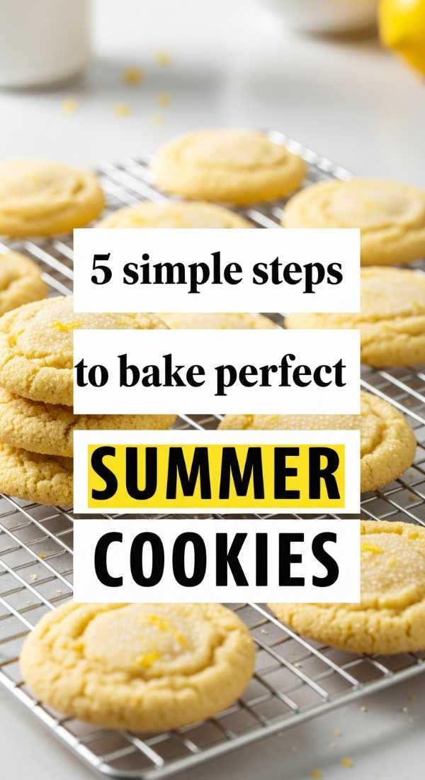 5 Simple Steps To Bake Perfect Summer Cookies 6a06ee4a1ab4a