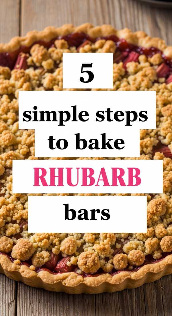 5 Simple Steps To Bake Rhubarb Bars 6a06cdb32893b