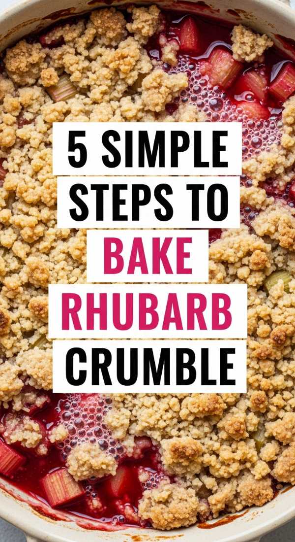 5 Simple Steps To Bake Rhubarb Crumble 69fd8cab61186