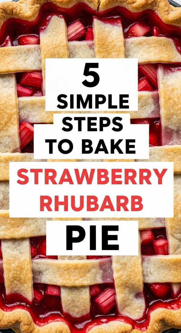 5 Simple Steps To Bake Strawberry Rhubarb Pie 69f44265129d6